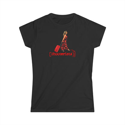 Shooterista con il Trolley T-Shirt – Donna